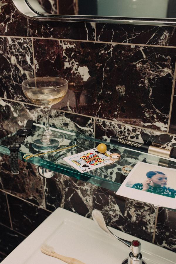 Sixty Soho Hotel New York Exterior photo A photograph of a glass table