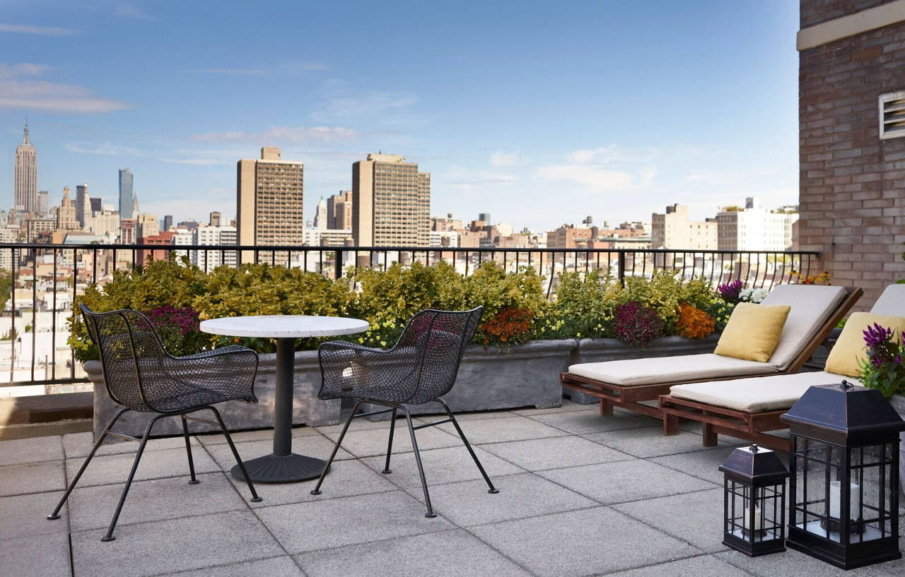 Sixty Soho Hotel New York Exterior photo Rooftop terrace